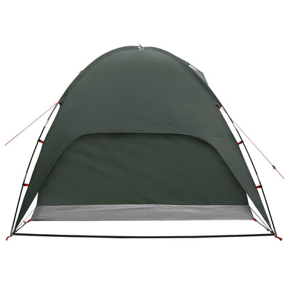 vidaXL Camping Tent with Rainfly Water-resistant 4-Person Army Green - 360 x 245 x 185 cm