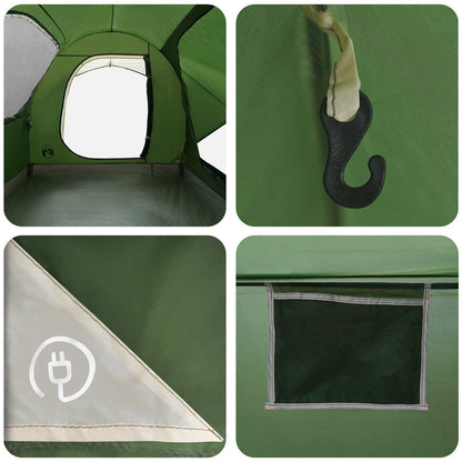 vidaXL Car Tent with Roof Green 239 x 210 x 210 cm Polyester and Steel