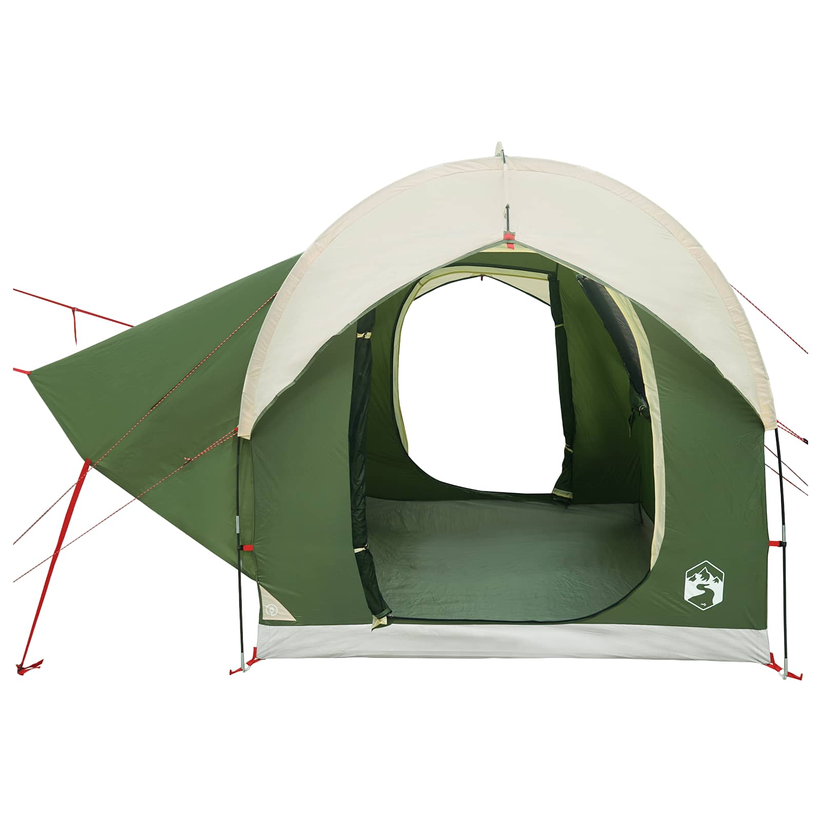 vidaXL Car Tent with Roof Green 239 x 210 x 210 cm Polyester and Steel