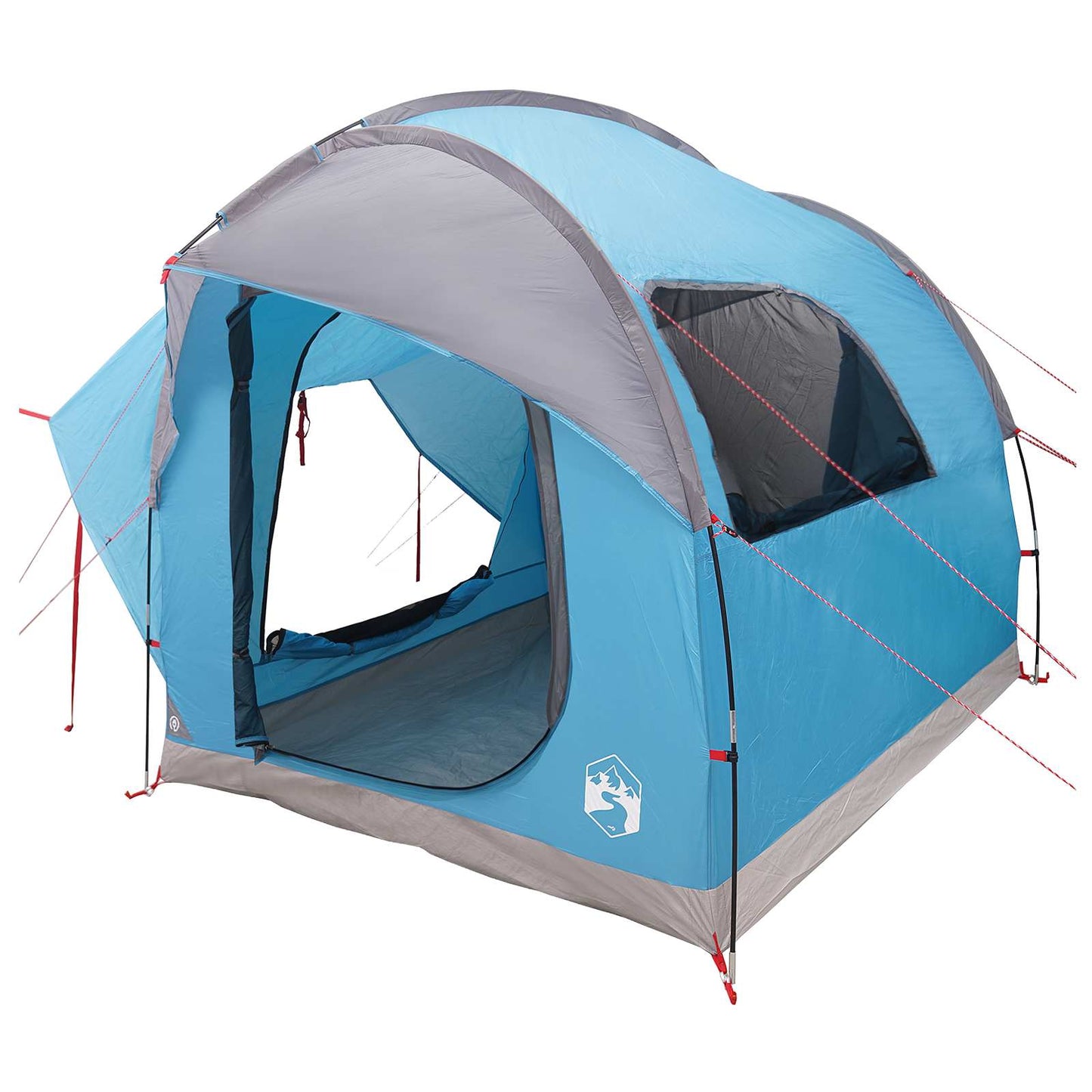 vidaXL Car Tent with Roof Blue 239 x 210 x 210 cm Polyester and Steel