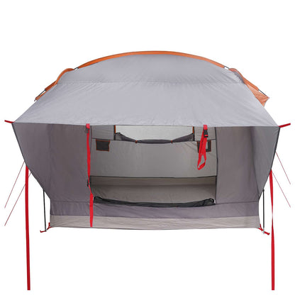 vidaXL Car Tent Grey and Orange 239 x 210 x 210 cm Polyester and Steel