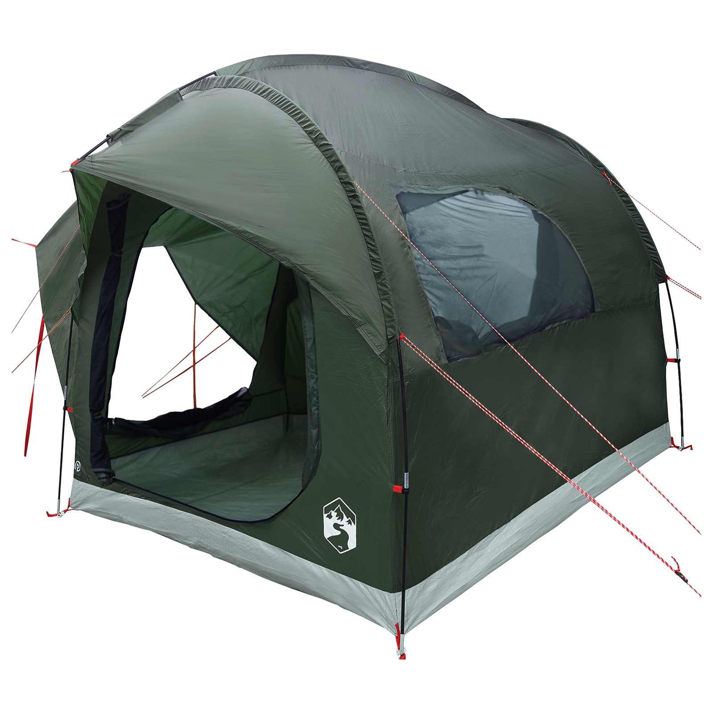 vidaXL Car Tent Army Green 239 x 210 x 210 cm Polyester and Steel