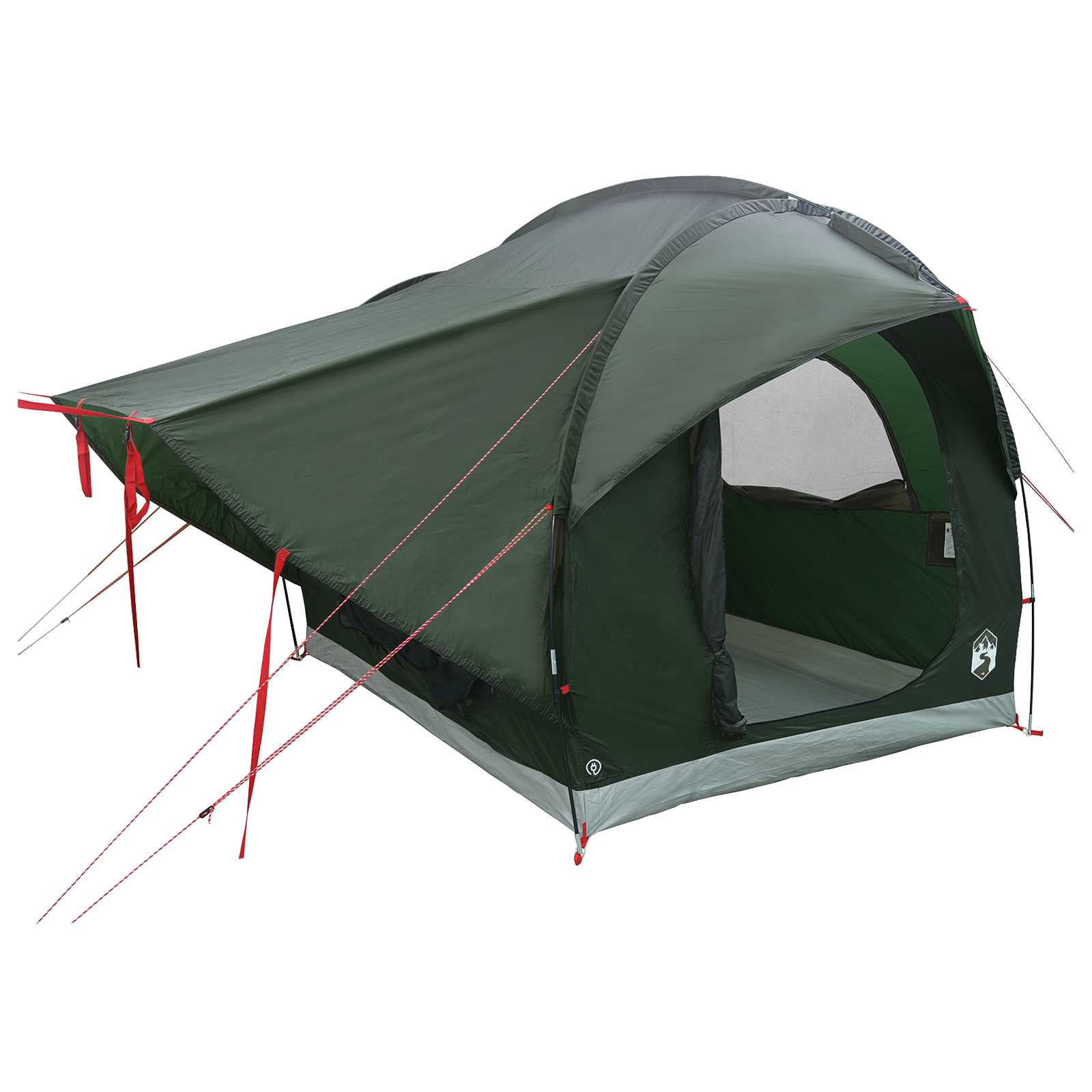 vidaXL Car Tent Army Green 239 x 210 x 210 cm Polyester and Steel