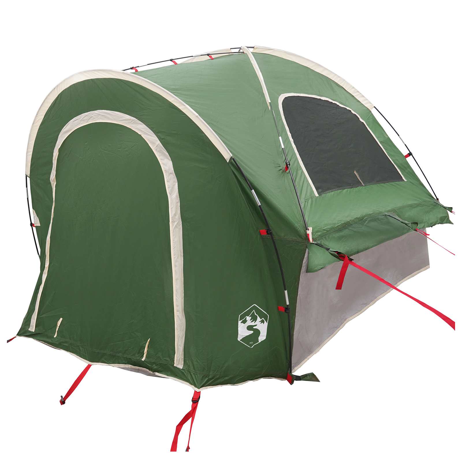 vidaXL Car Tent 200 x 170 x 170 cm Green Polyester and Steel