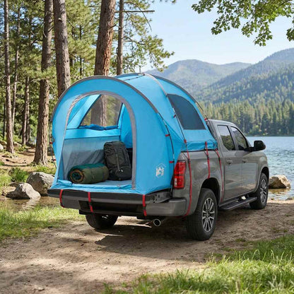 vidaXL Car Tent 200 x 170 x 170 cm Blue Polyester and Steel