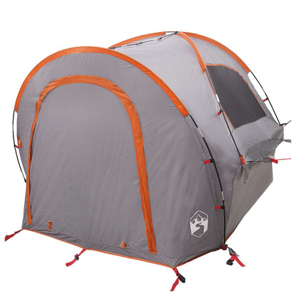 vidaXL Car Tent 200 x 170 x 170 cm Grey and Orange Polyester and Steel