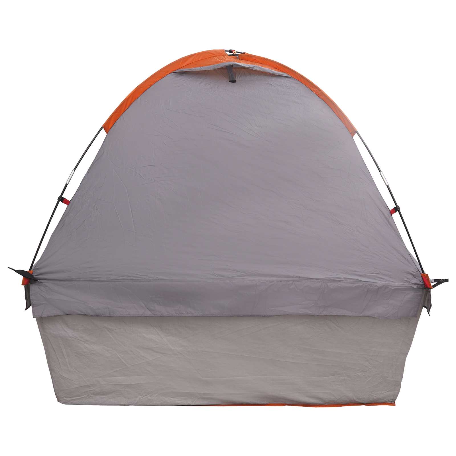 vidaXL Car Tent 200 x 170 x 170 cm Grey and Orange Polyester and Steel