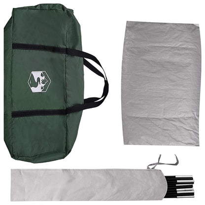 vidaXL Car Tent 200 x 170 x 170 cm Army Green Polyester and Steel