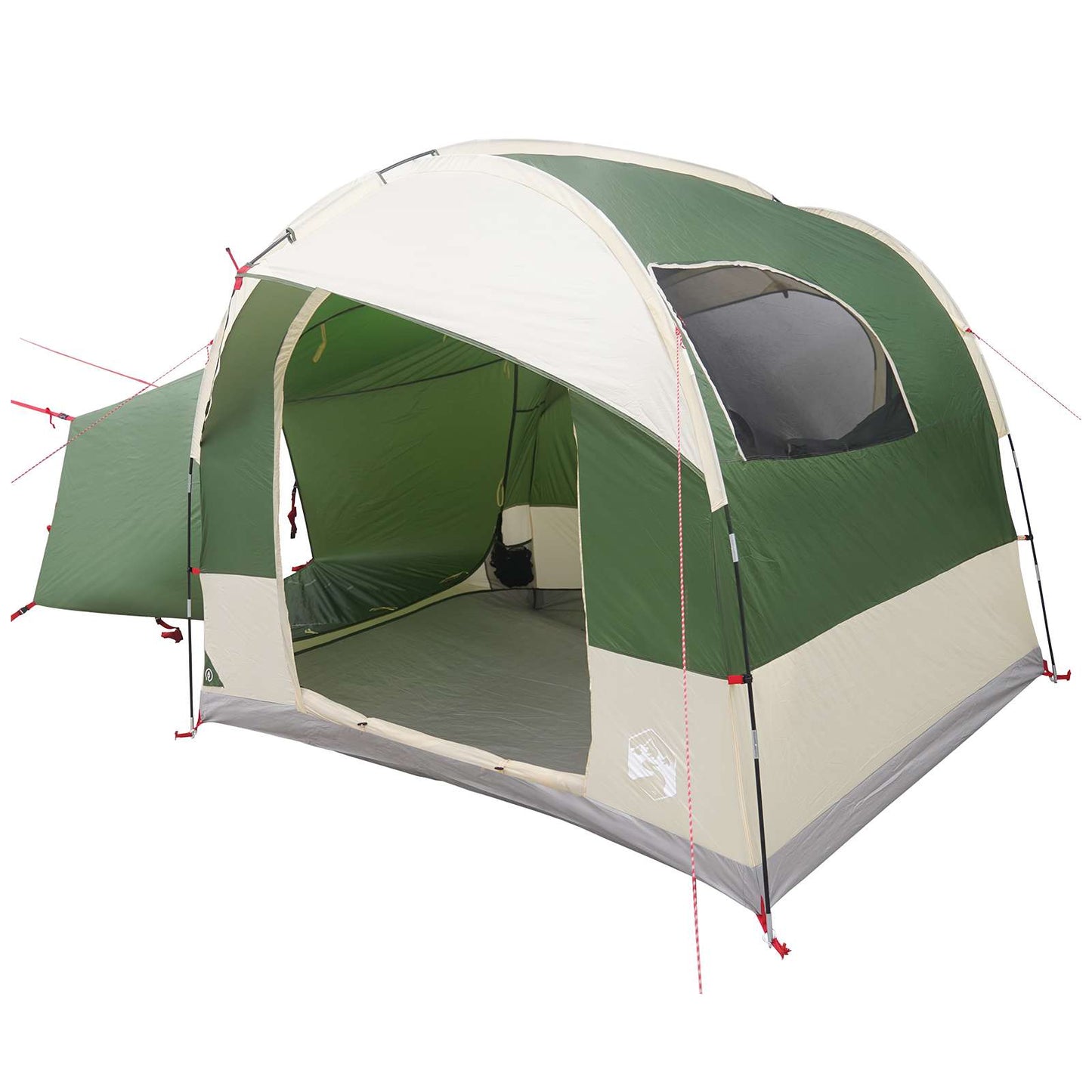 vidaXL Tailgate Tent with Rainfly Water-resistant Green 4-Person