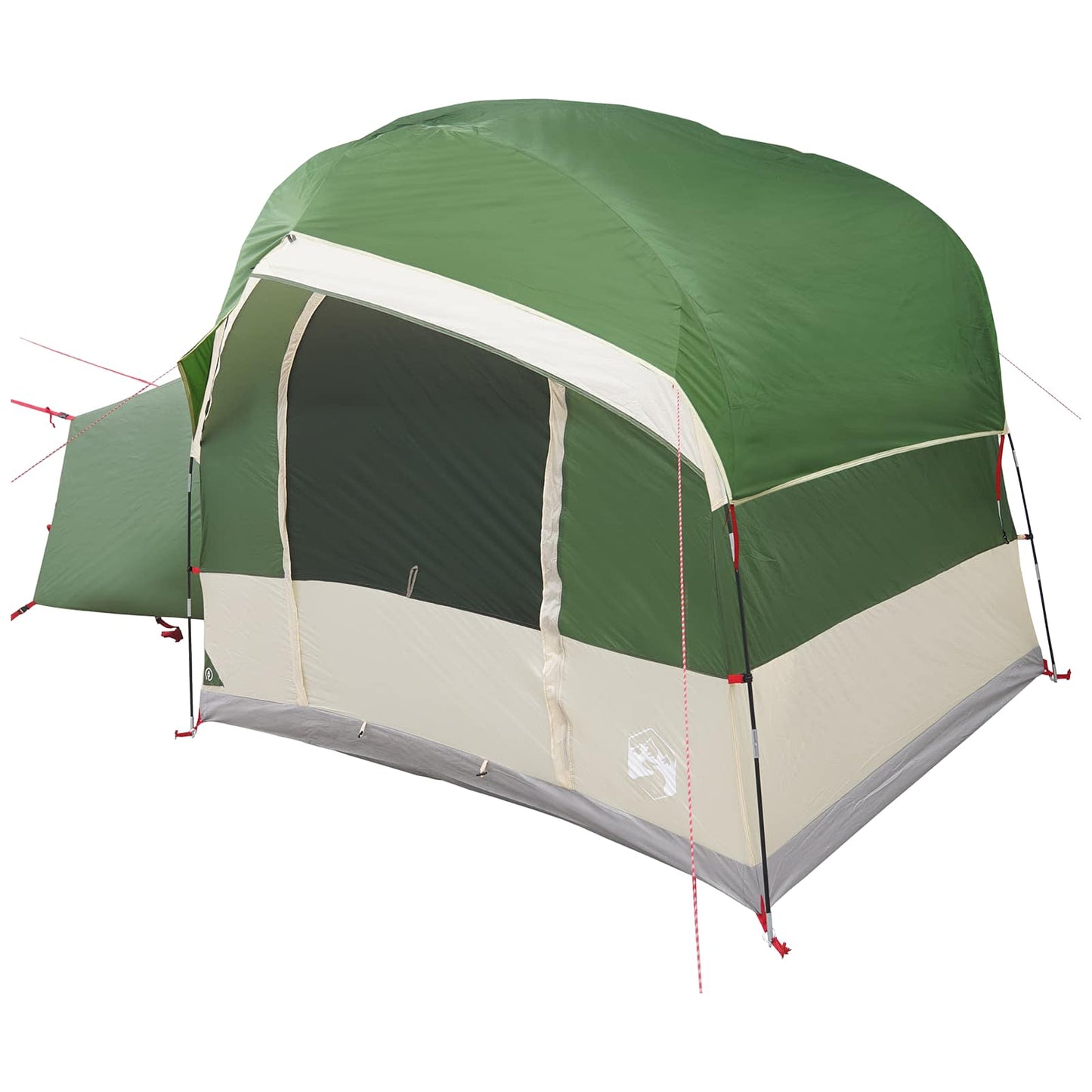 vidaXL Tailgate Tent with Rainfly Water-resistant Green 4-Person