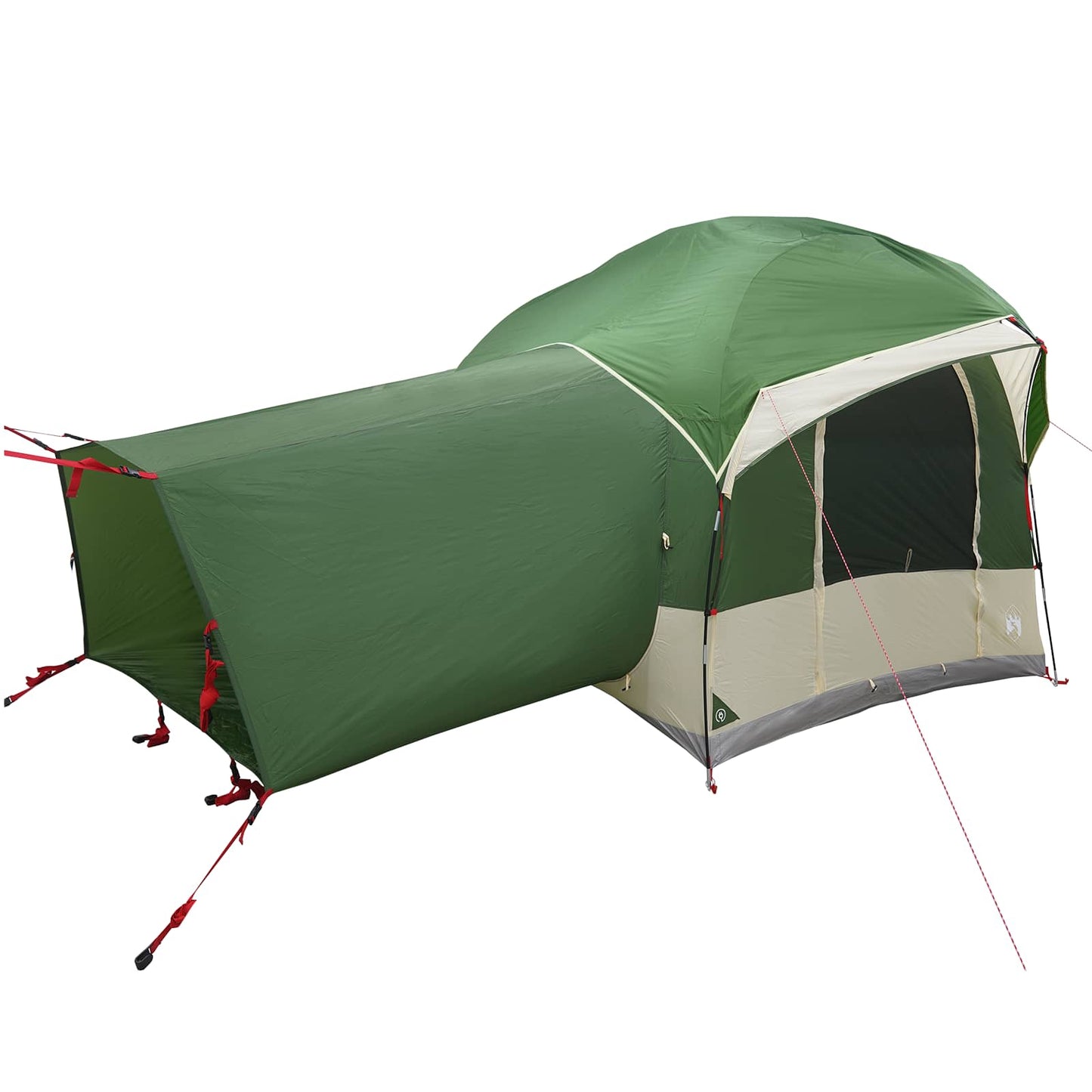 vidaXL Tailgate Tent with Rainfly Water-resistant Green 4-Person