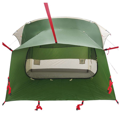 vidaXL Tailgate Tent with Rainfly Water-resistant Green 4-Person