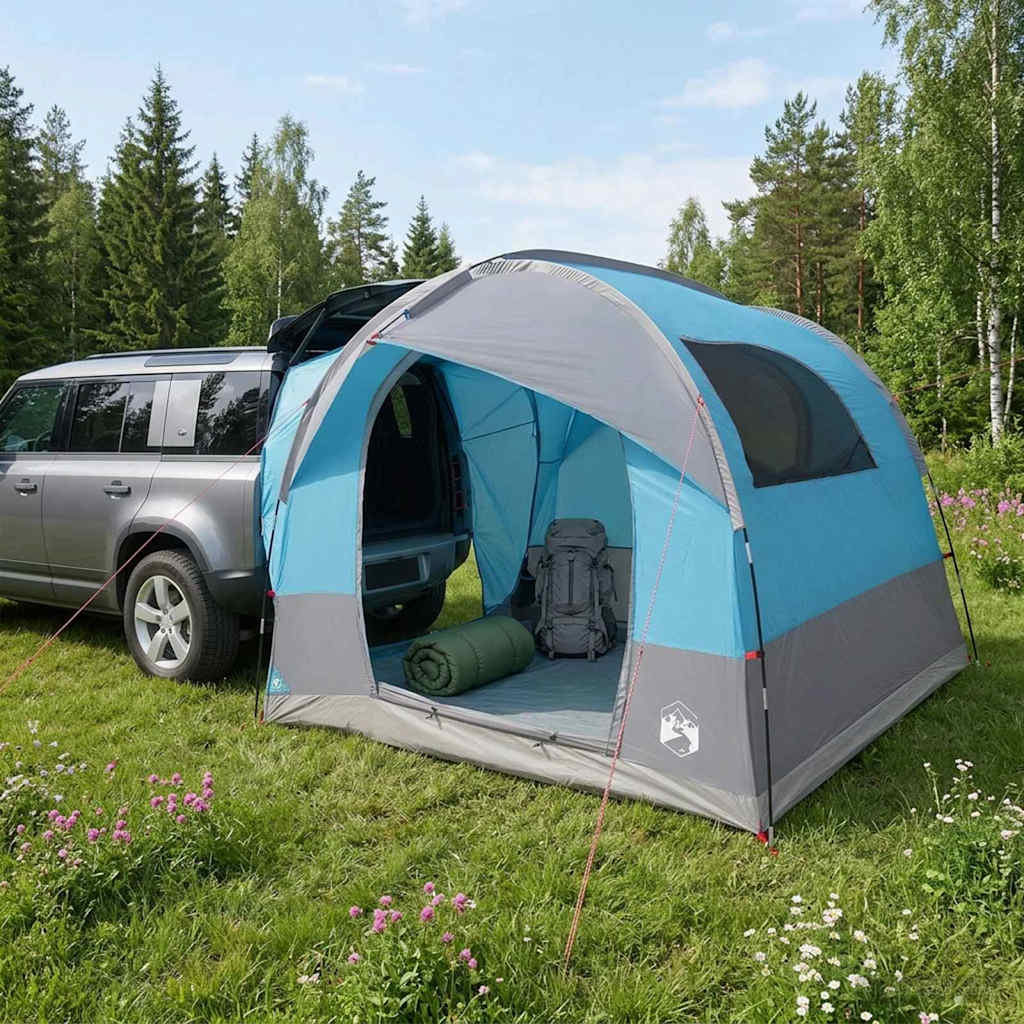 vidaXL Tailgate Tent with Rainfly Water-resistant Blue - 250 x 250 x 220 cm