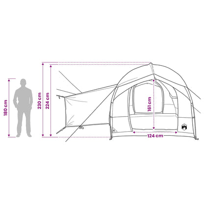vidaXL Tailgate Tent with Rainfly Water-resistant Blue - 250 x 250 x 220 cm