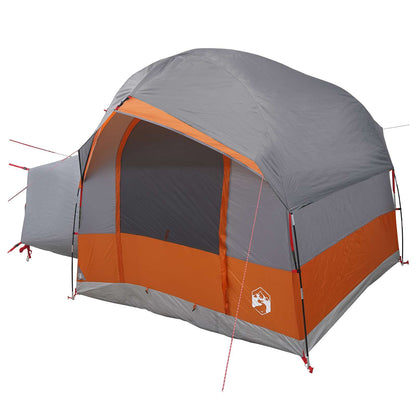 vidaXL Tailgate Tent with Rainfly Water-resistant Grey and Orange - 250 x 250 x 220 cm