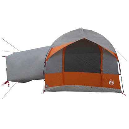 vidaXL Tailgate Tent with Rainfly Water-resistant Grey and Orange - 250 x 250 x 220 cm
