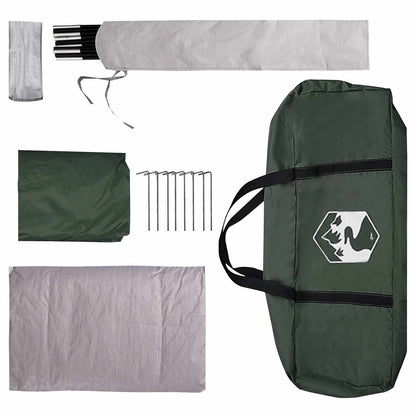 vidaXL Tailgate Tent with Rainfly Water-resistant Army Green - 250 x 250 x 220 cm
