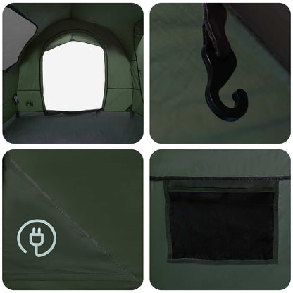 vidaXL Tailgate Tent with Rainfly Water-resistant Army Green - 250 x 250 x 220 cm
