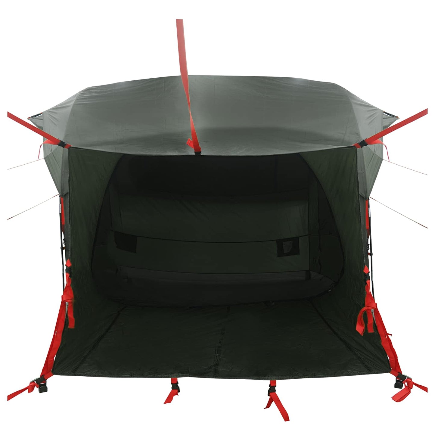 vidaXL Tailgate Tent with Rainfly Water-resistant Army Green - 250 x 250 x 220 cm
