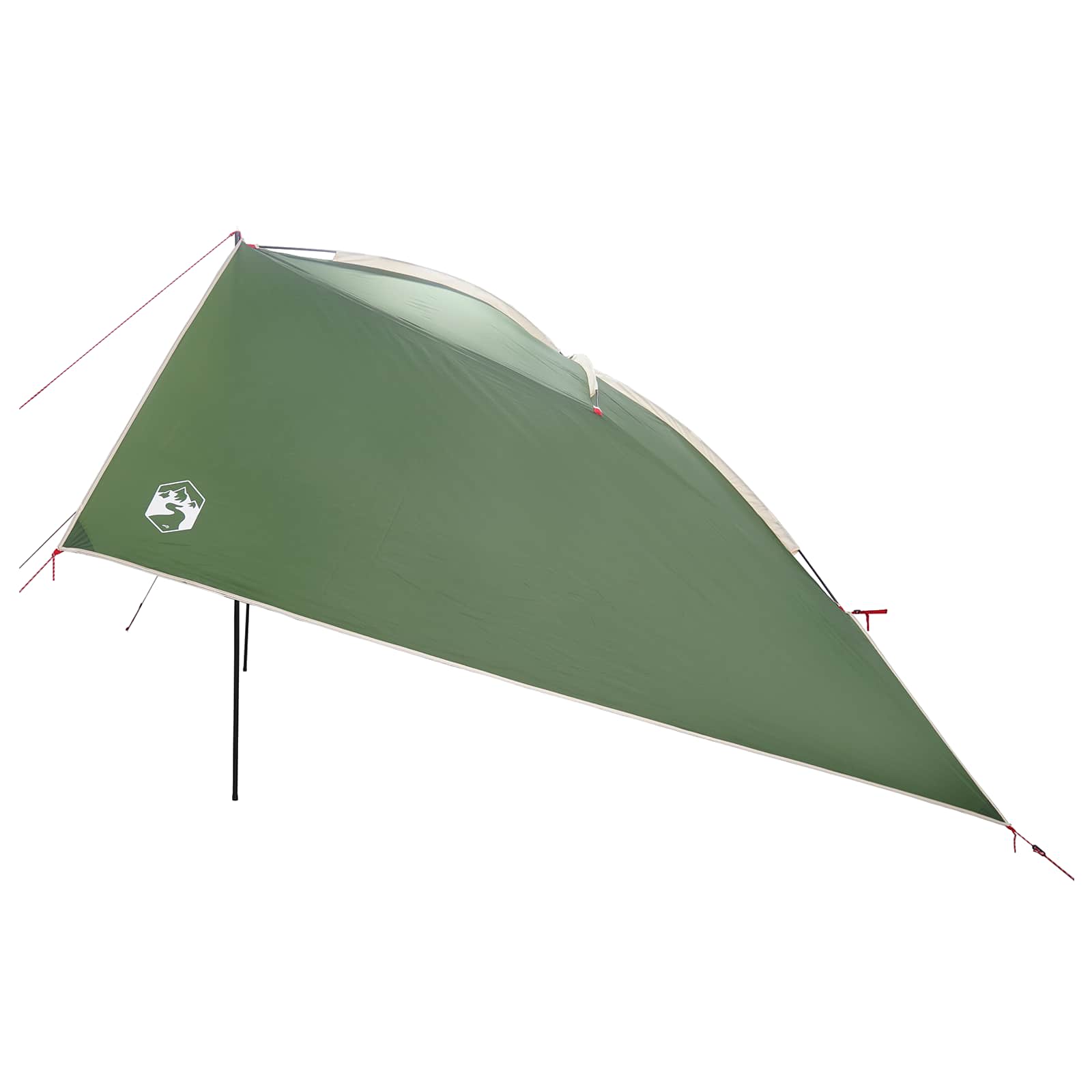 vidaXL Car Tent 308 x 215 x 220 cm Green Polyester and Steel