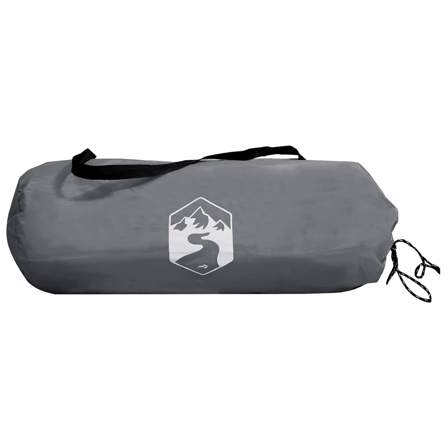 vidaXL Car Tent 308 x 215 x 220 cm Grey and Orange Polyester and Steel