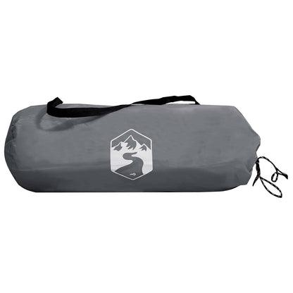 vidaXL Car Tent 308 x 215 x 220 cm Grey and Orange Polyester and Steel