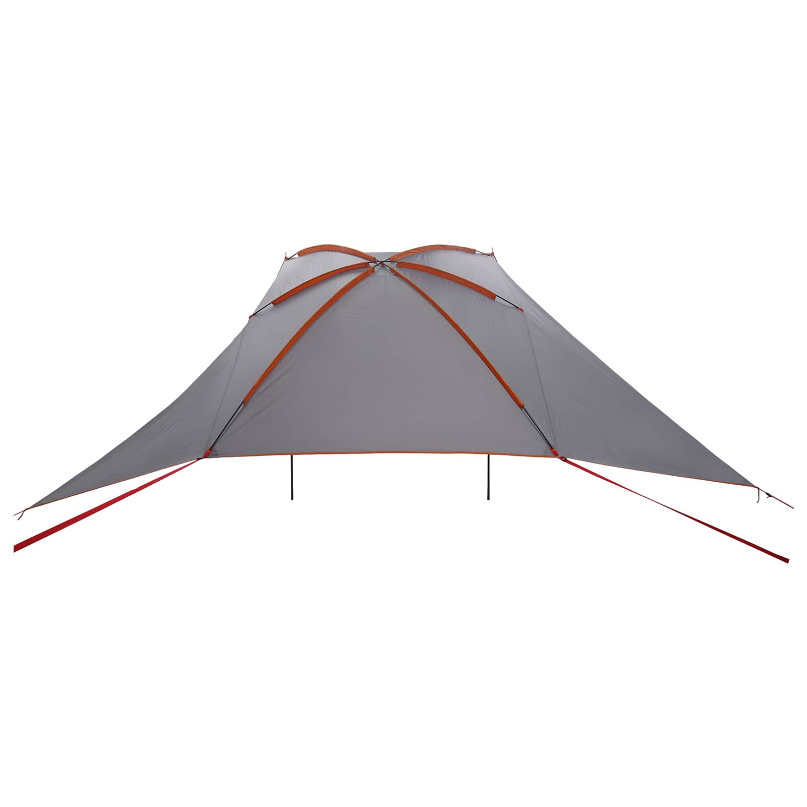 vidaXL Car Tent 308 x 215 x 220 cm Grey and Orange Polyester and Steel