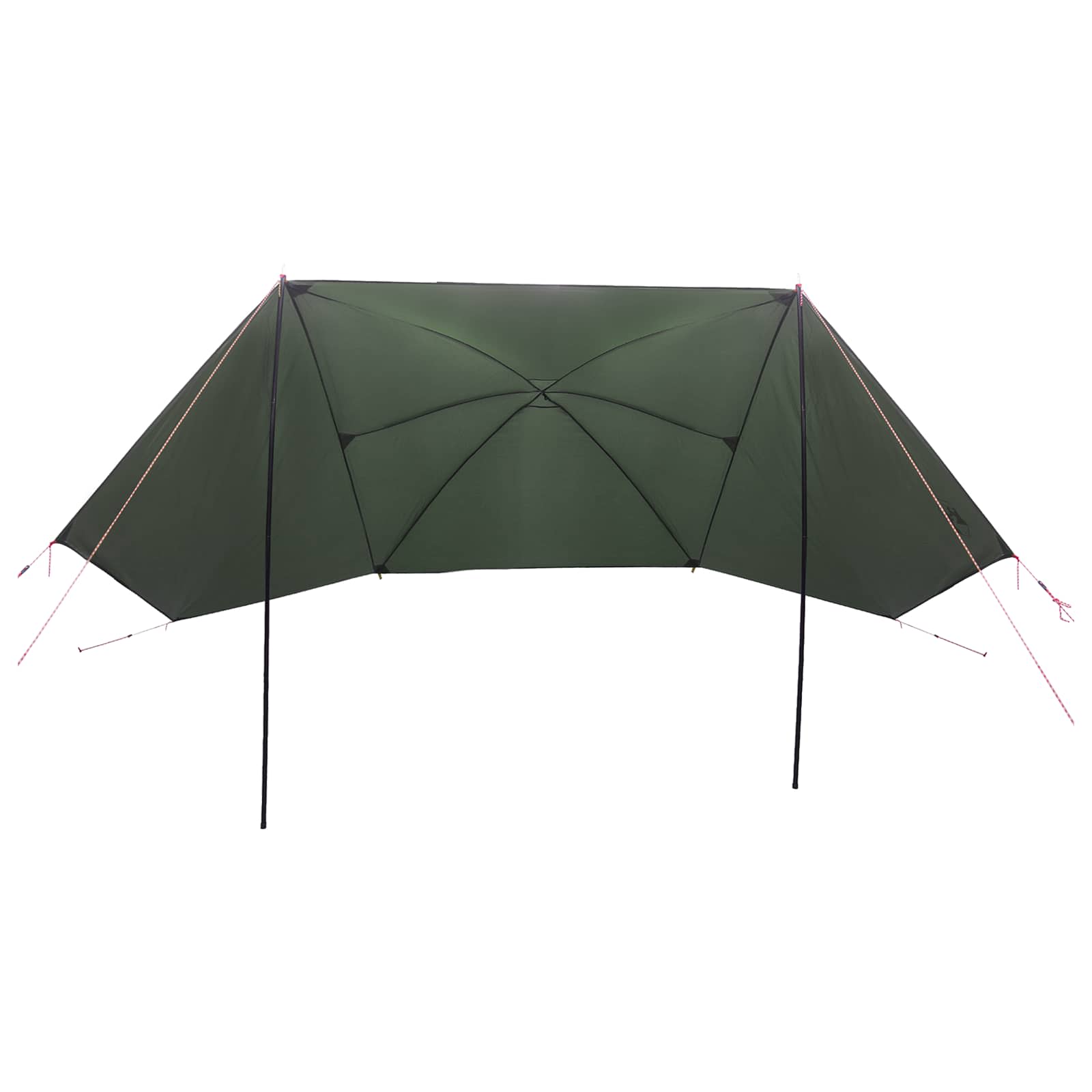 vidaXL Car Tent 308 x 215 x 220 cm Army Green Polyester and Steel