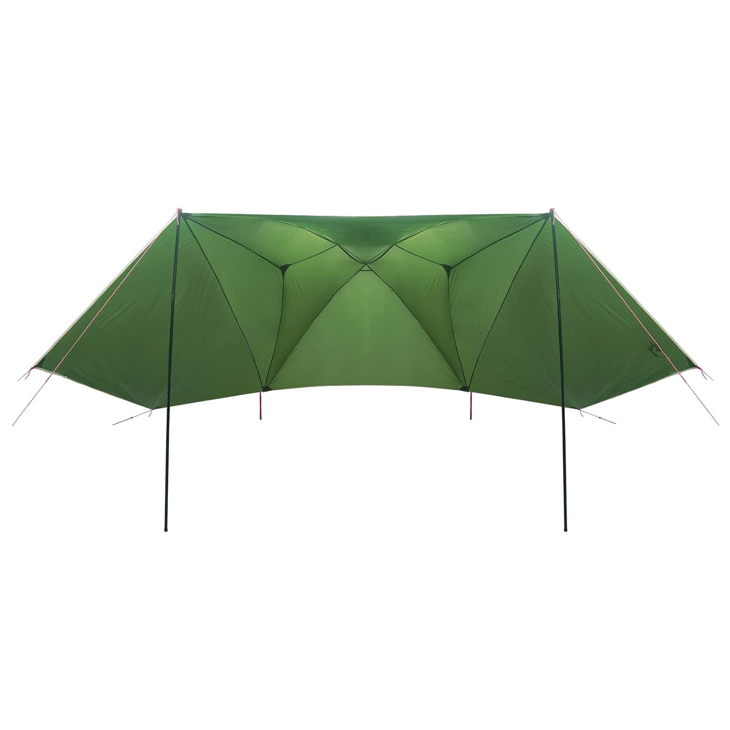 vidaXL Car Tent 350 x 250 cm Green Polyester and Steel