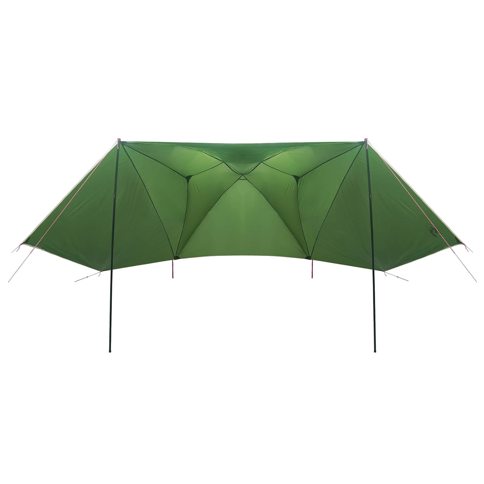 vidaXL Car Tent 350 x 250 cm Green Polyester and Steel