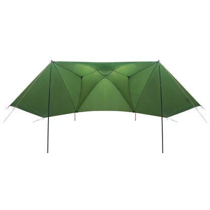 vidaXL Car Tent 350 x 250 cm Green Polyester and Steel