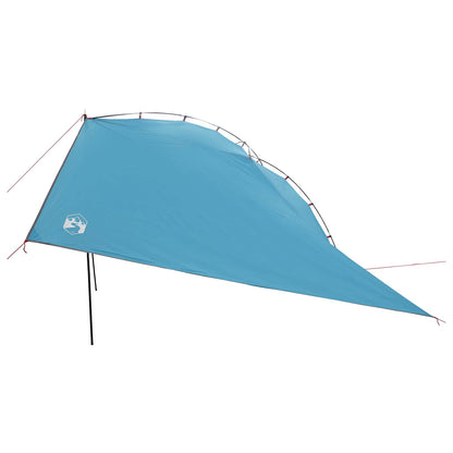 vidaXL Car Tent 350 x 250 cm Blue Polyester and Steel