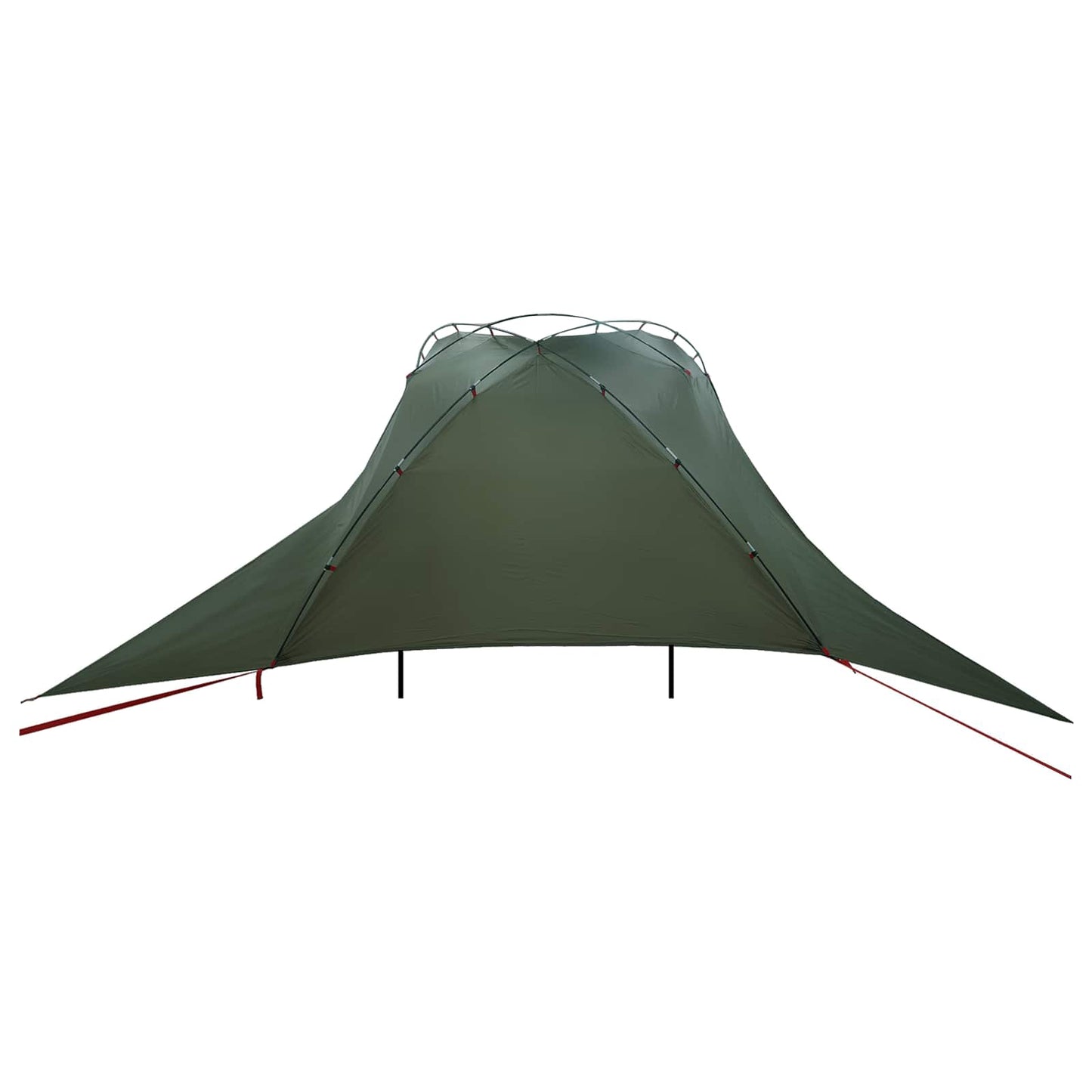 vidaXL Car Tent 350 x 250 cm Army Green Polyester and Steel
