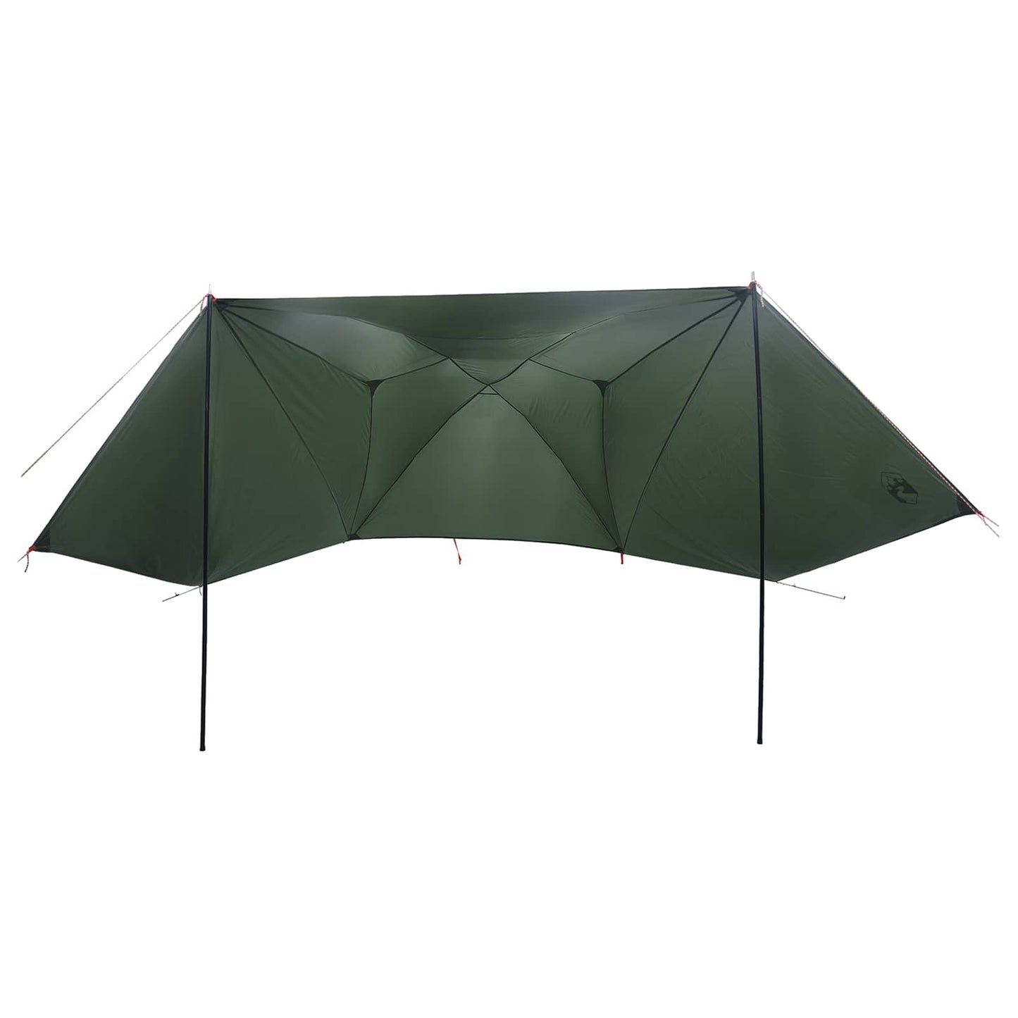 vidaXL Car Tent 350 x 250 cm Army Green Polyester and Steel