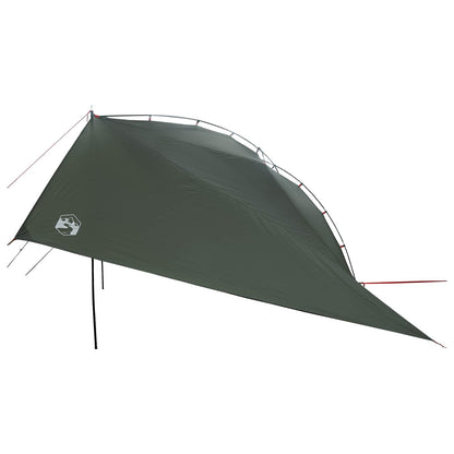 vidaXL Car Tent 350 x 250 cm Army Green Polyester and Steel