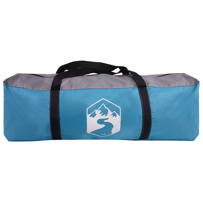 vidaXL Vehicle Awning Blue 518 x 580 x 215 cm Polyester and Steel
