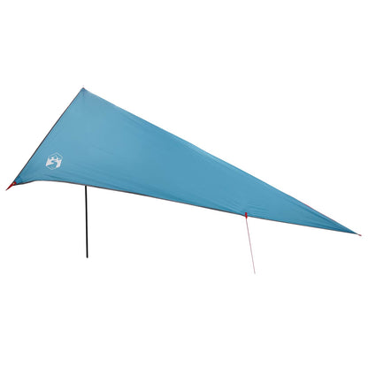vidaXL Vehicle Awning Blue 518 x 580 x 215 cm Polyester and Steel