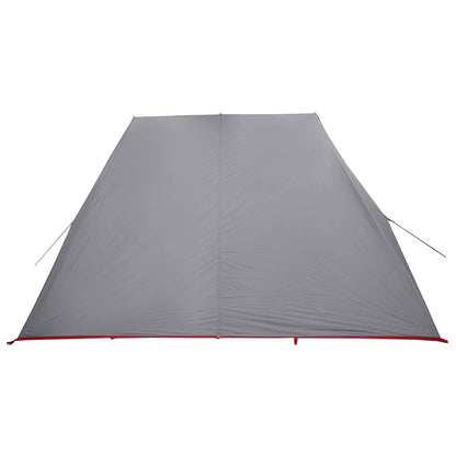 vidaXL Vehicle Awning with Roof Grey and Orange 518 x 580 x 215 cm