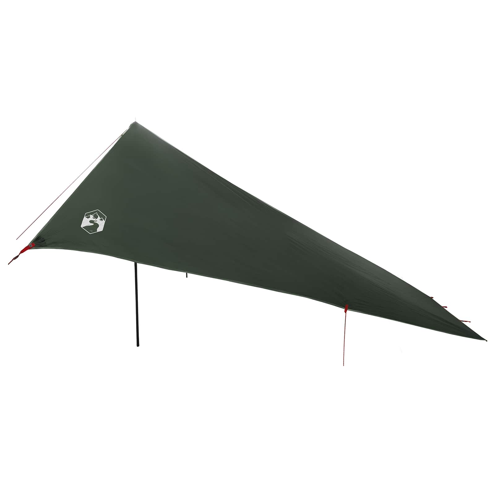 vidaXL Vehicle Awning with Roof Army green 518 x 580 x 215 cm