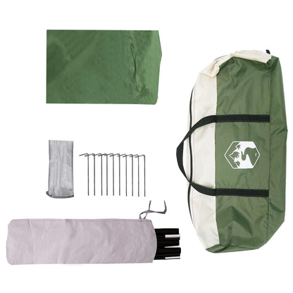 vidaXL Tailgate Awning Water-resistant 405 x 280 x 220 cm Green