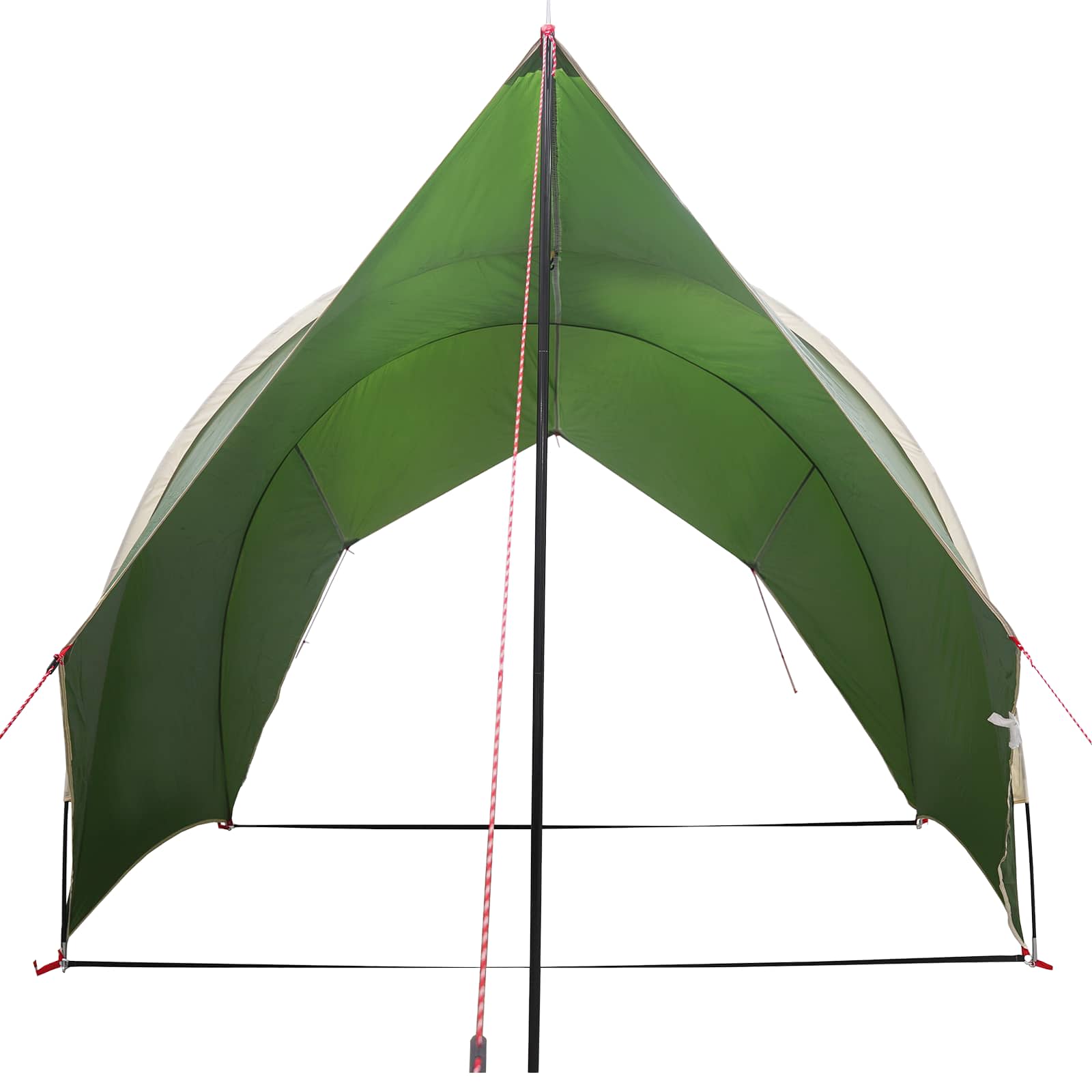vidaXL Tailgate Awning Water-resistant 405 x 280 x 220 cm Green