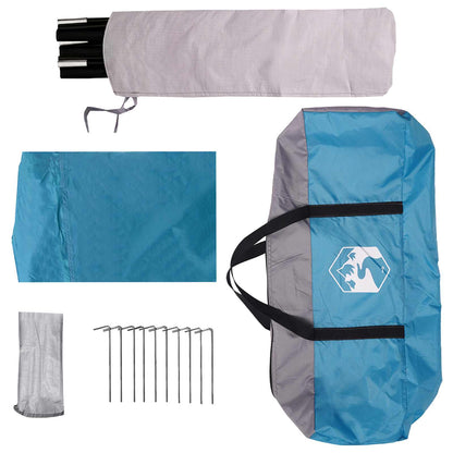 vidaXL Tailgate Awning Water-resistant 405 x 280 x 220 cm Blue
