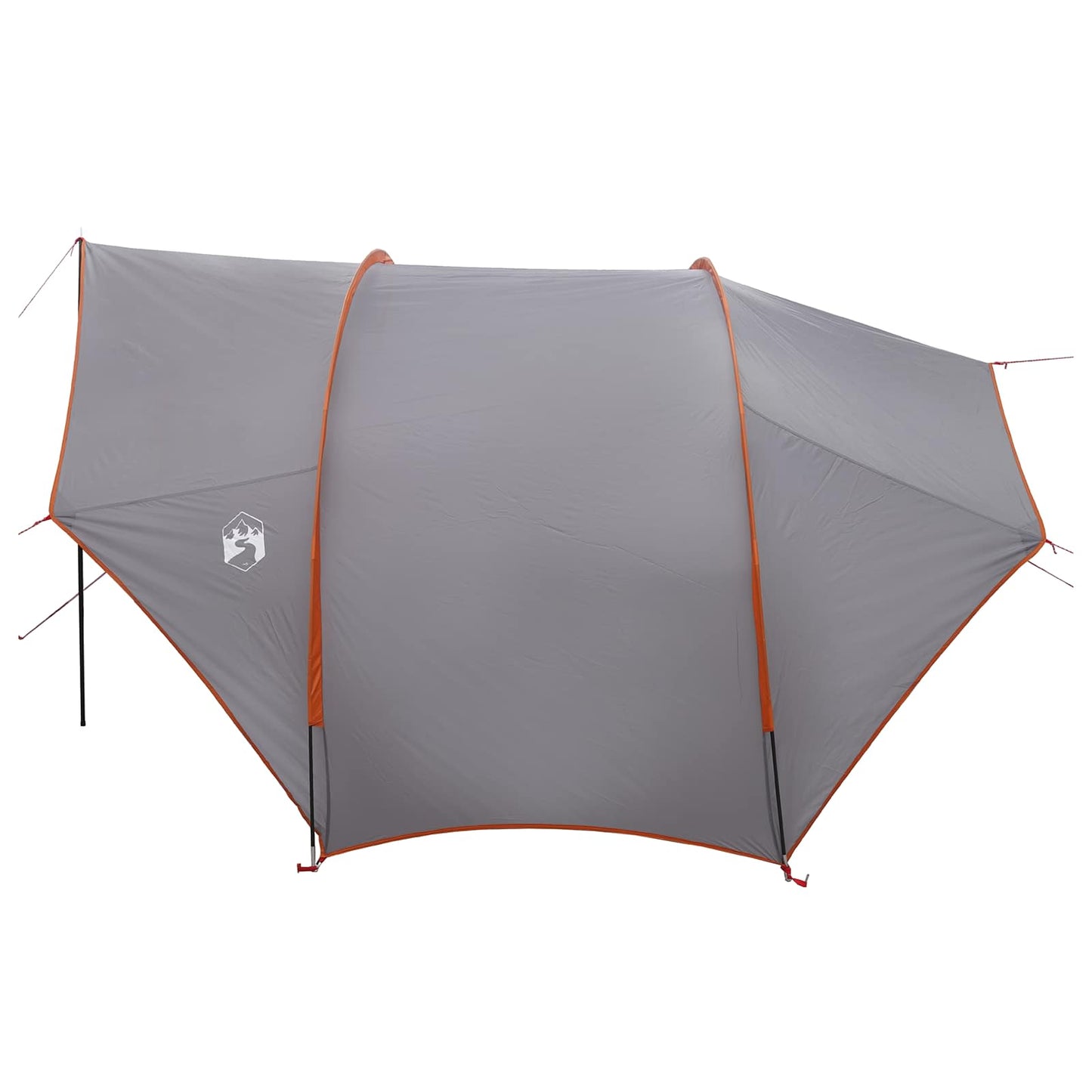vidaXL Tailgate Awning Water-resistant Grey and Orange - 405 x 280 x 220 cm