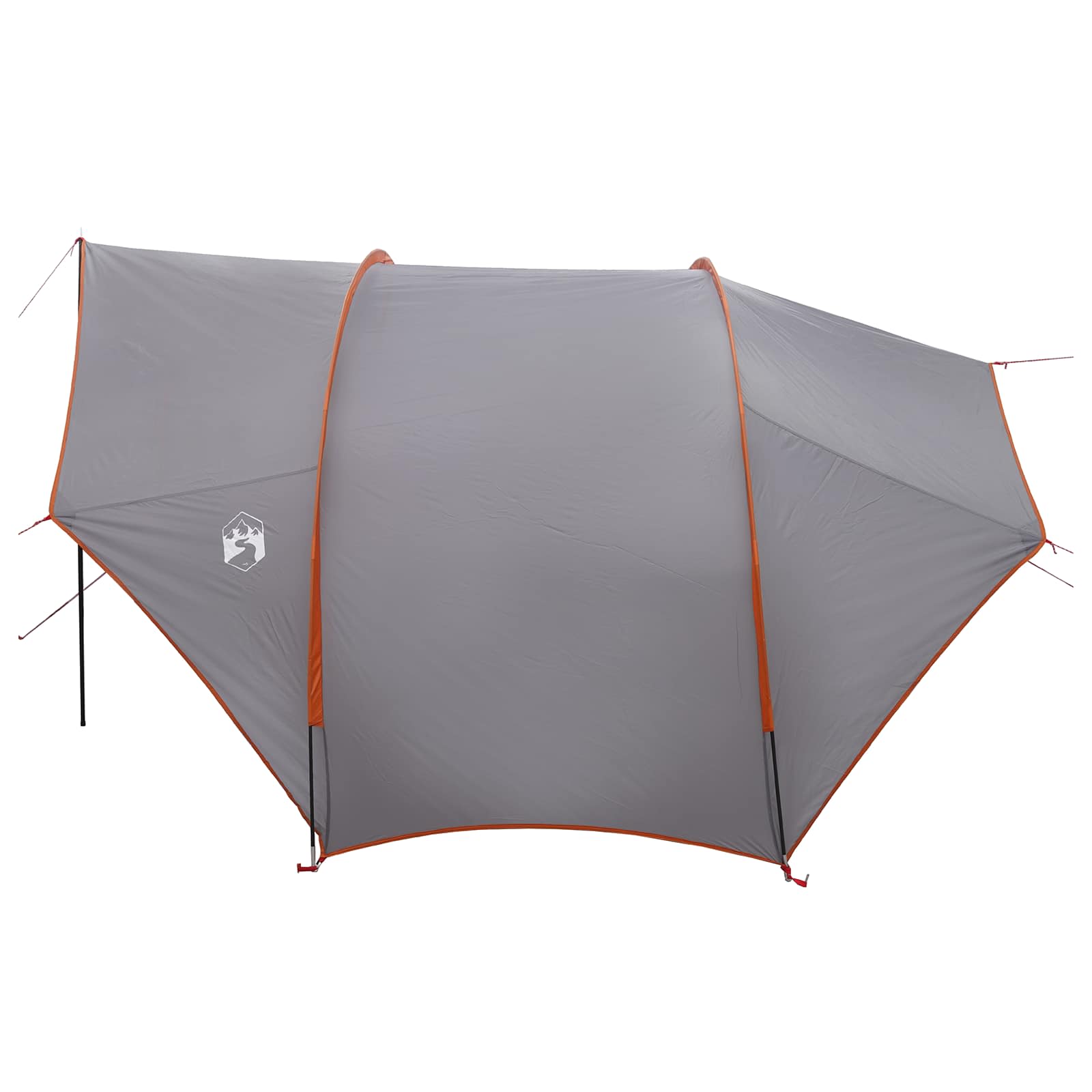 vidaXL Tailgate Awning Water-resistant Grey and Orange - 405 x 280 x 220 cm