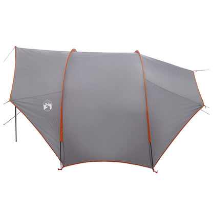 vidaXL Tailgate Awning Water-resistant Grey and Orange - 405 x 280 x 220 cm