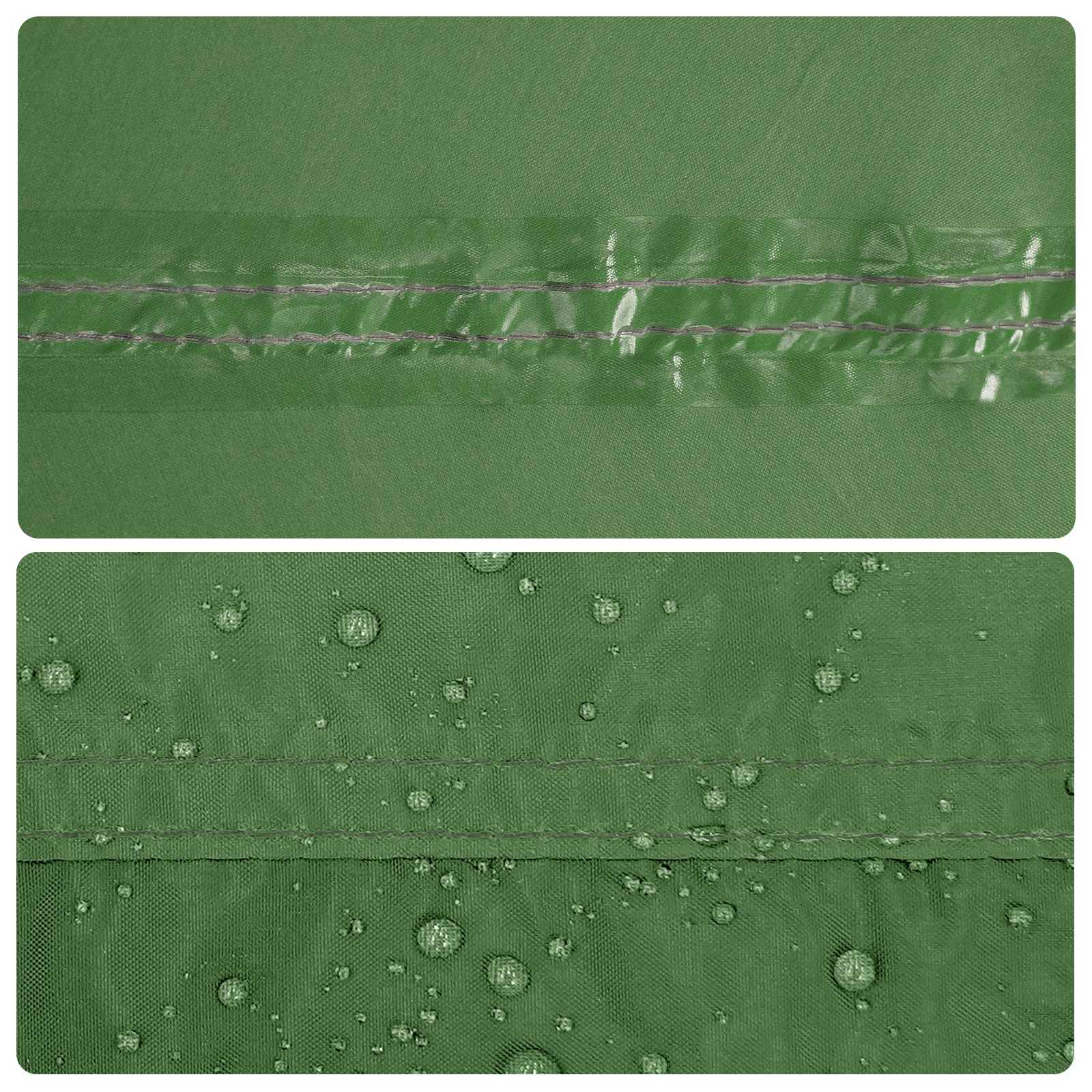 vidaXL Camping Tarp with Mesh Walls 340 x 260 x 220 cm Green
