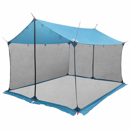 vidaXL Camping Tarp with Mesh Walls 340 x 260 x 220 cm Blue