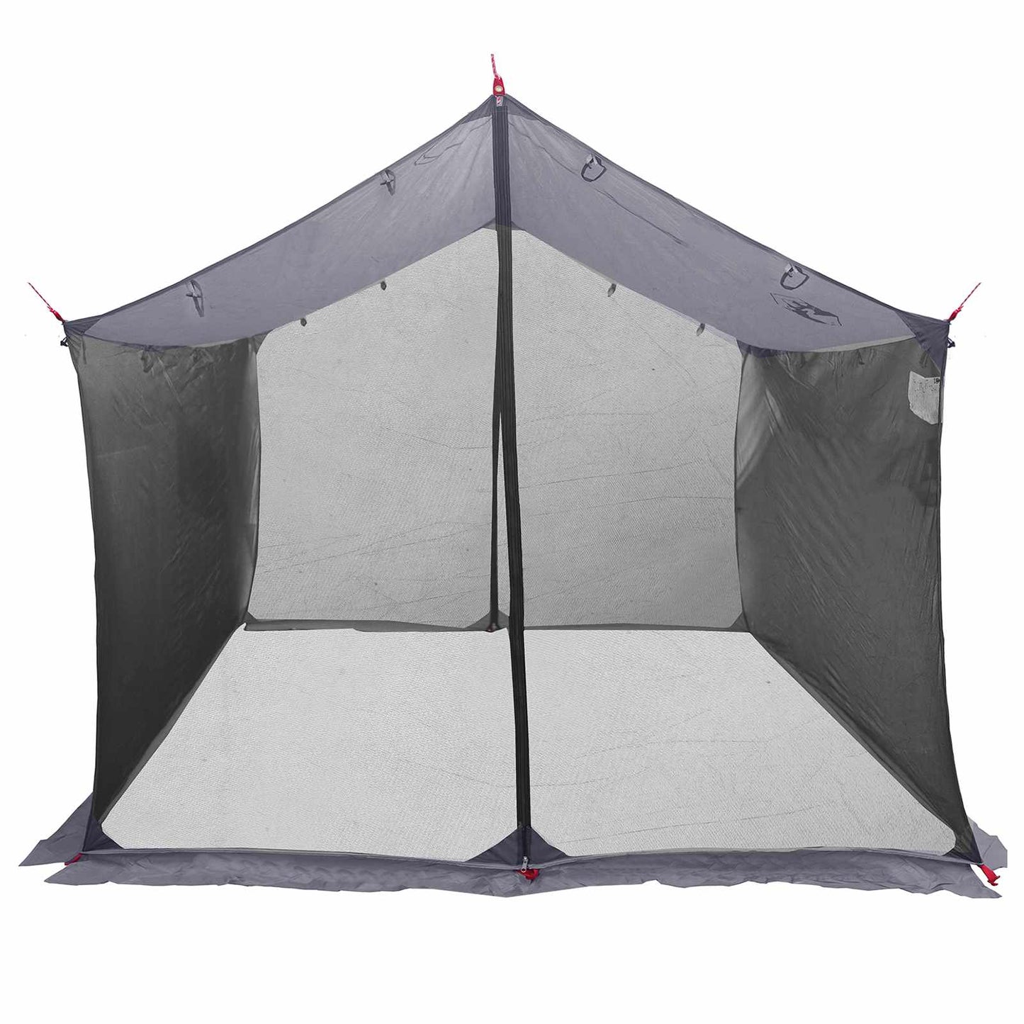 vidaXL Camping Tarp with Mesh Walls 340 x 260 x 220 cm Grey and Orange