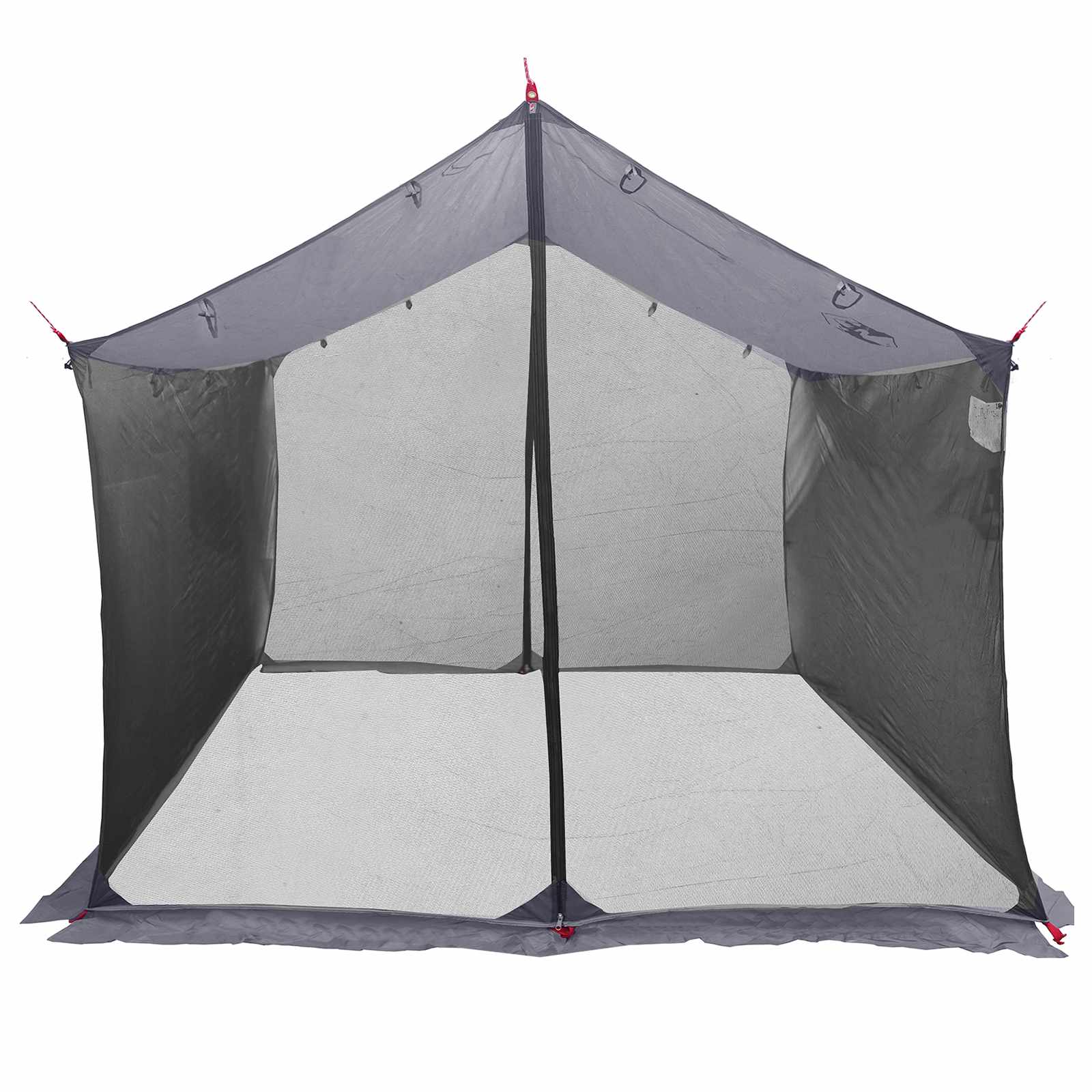 vidaXL Camping Tarp with Mesh Walls 340 x 260 x 220 cm Grey and Orange