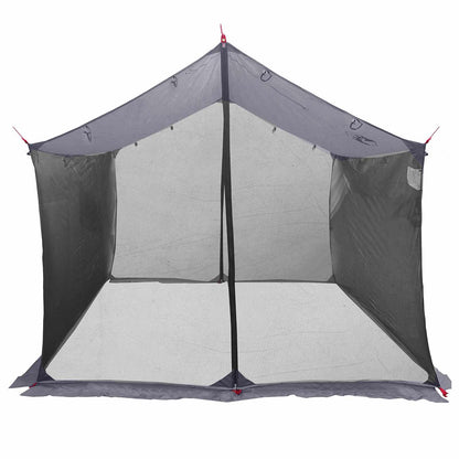 vidaXL Camping Tarp with Mesh Walls 340 x 260 x 220 cm Grey and Orange
